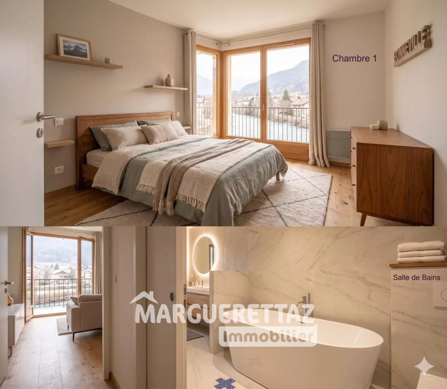 Le confort moderne avec vue sur les Alpes - Photo 2