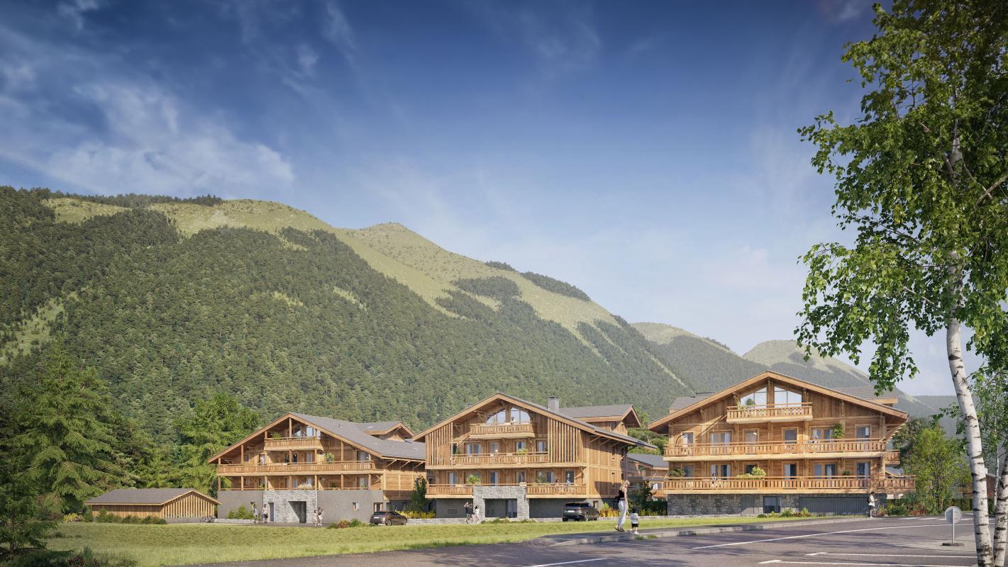 Un super programme de 31 appartements neufs, proche du ski-bus et à distance de marche du centre du village de Montriond