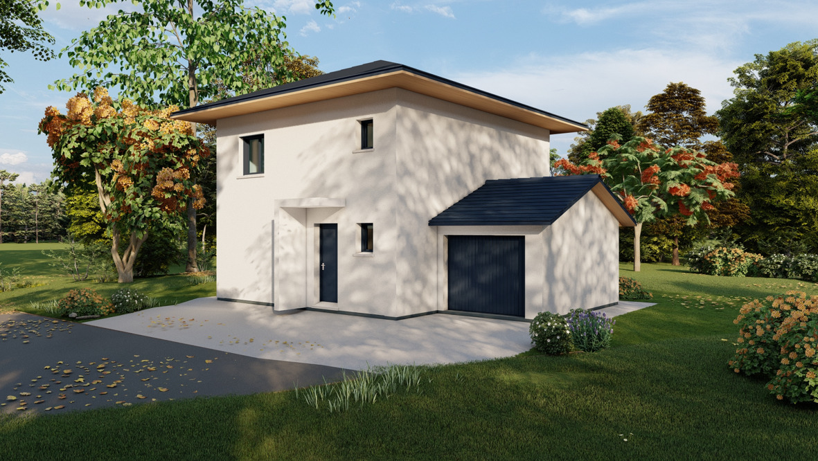 Maison à construire à Cervens, secteur prisé et résidentiel