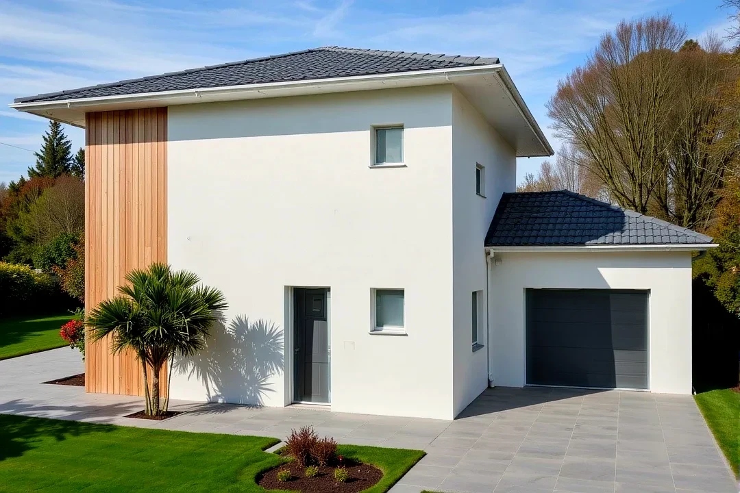 Maison neuve 94 m2 - 3 chambres - terrain 634 m2 à Burdignin