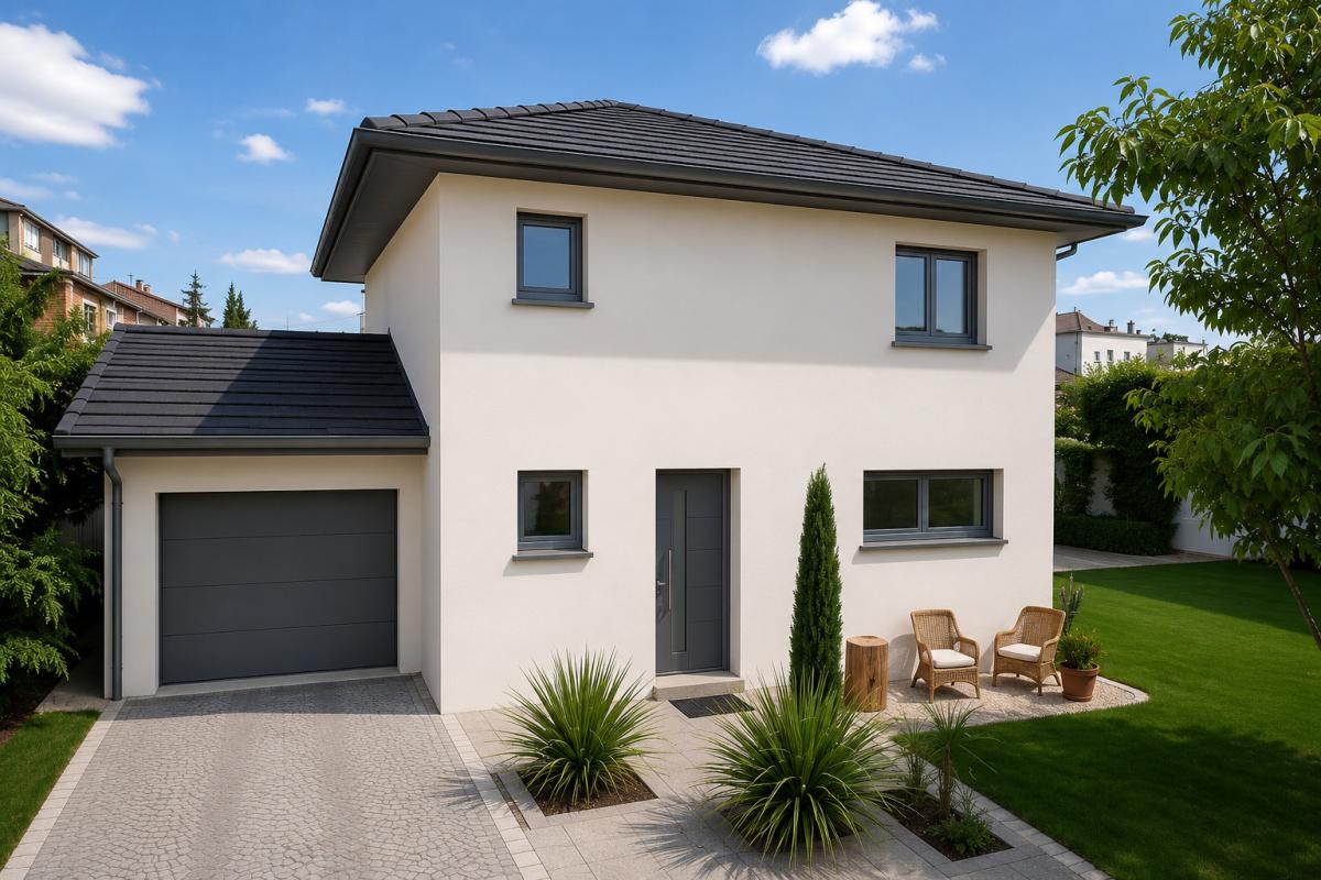 Maison neuve 94m2 - 3 chambres - Terrain 400m2 à Cervens