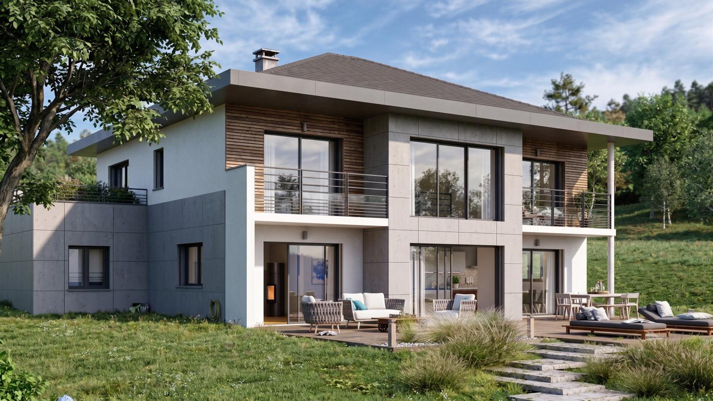 Maison avec vue lac