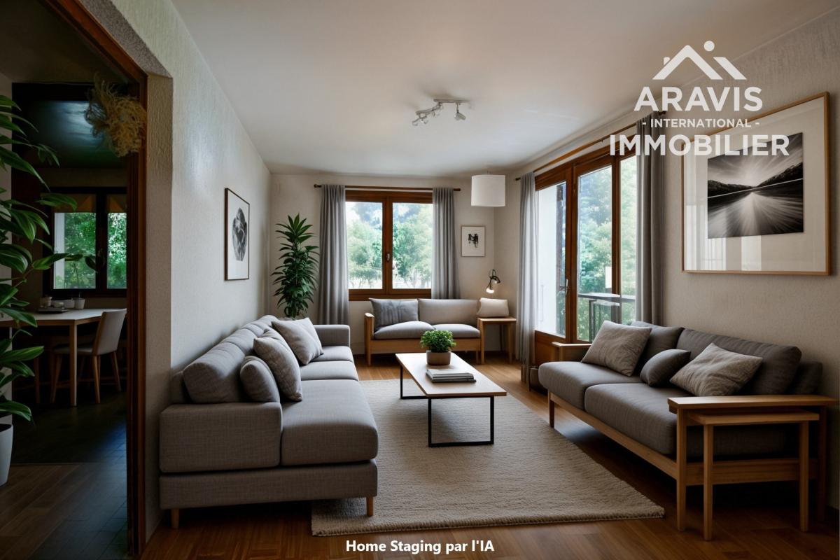 Appartement 4 pièces au pied des Aravis - Photo 2