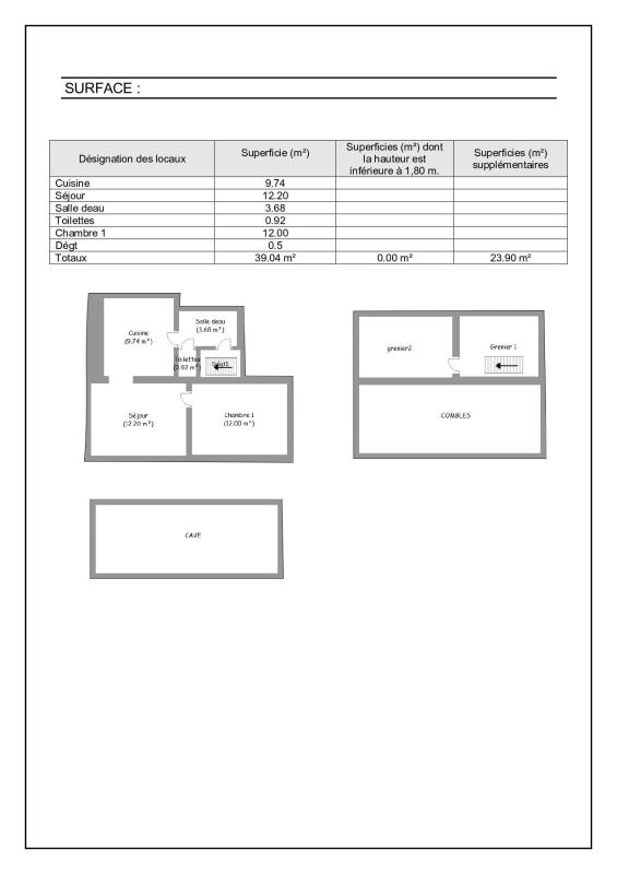 Maison 2 pièces