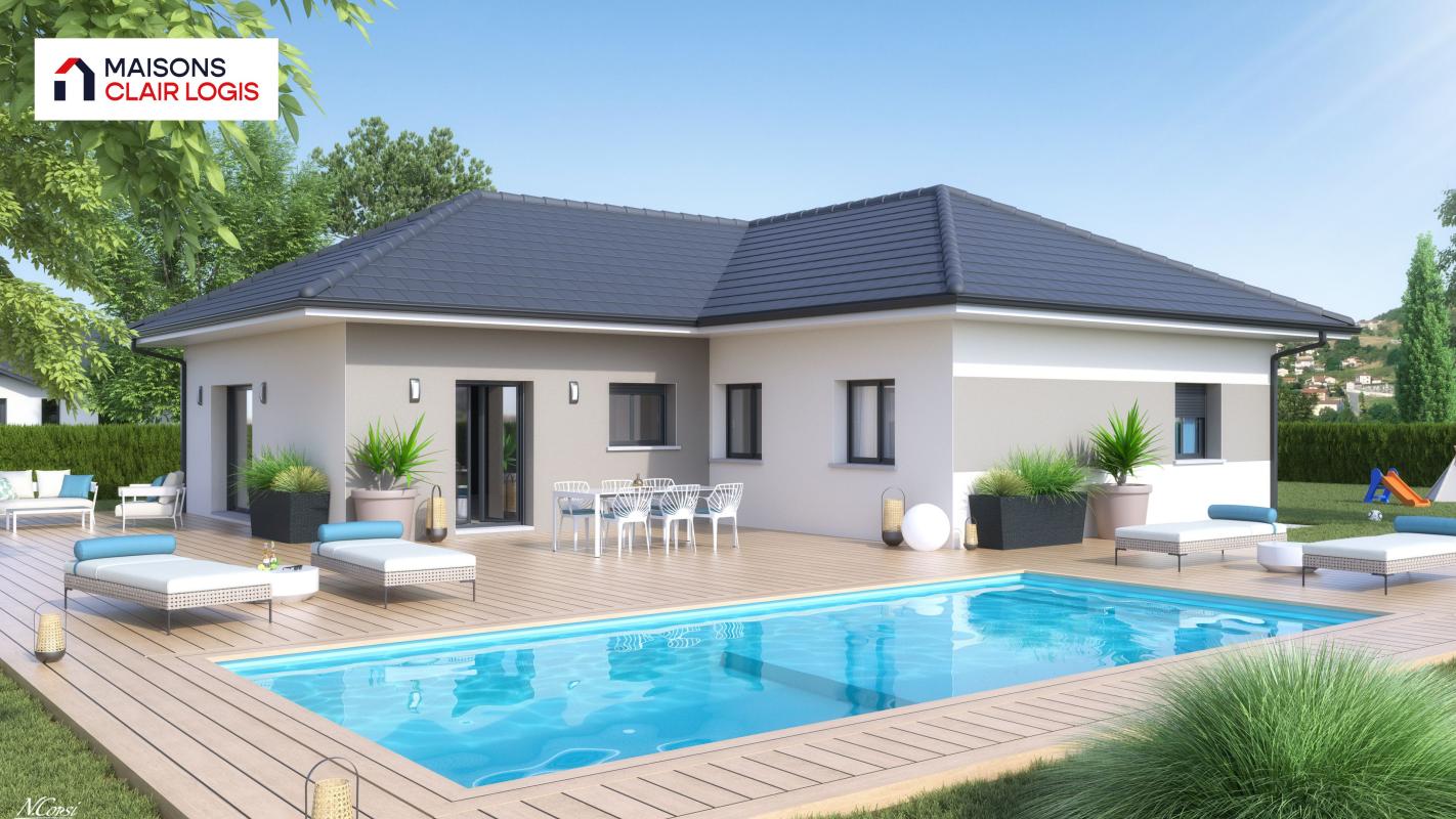 Maison de plain-pied sur un terrain de 680m2