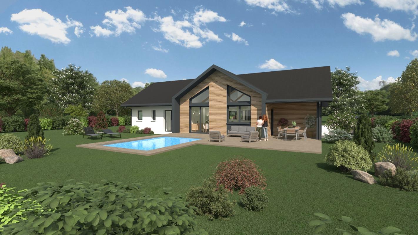 Maison sur mesure ossature bois à Villard 74420