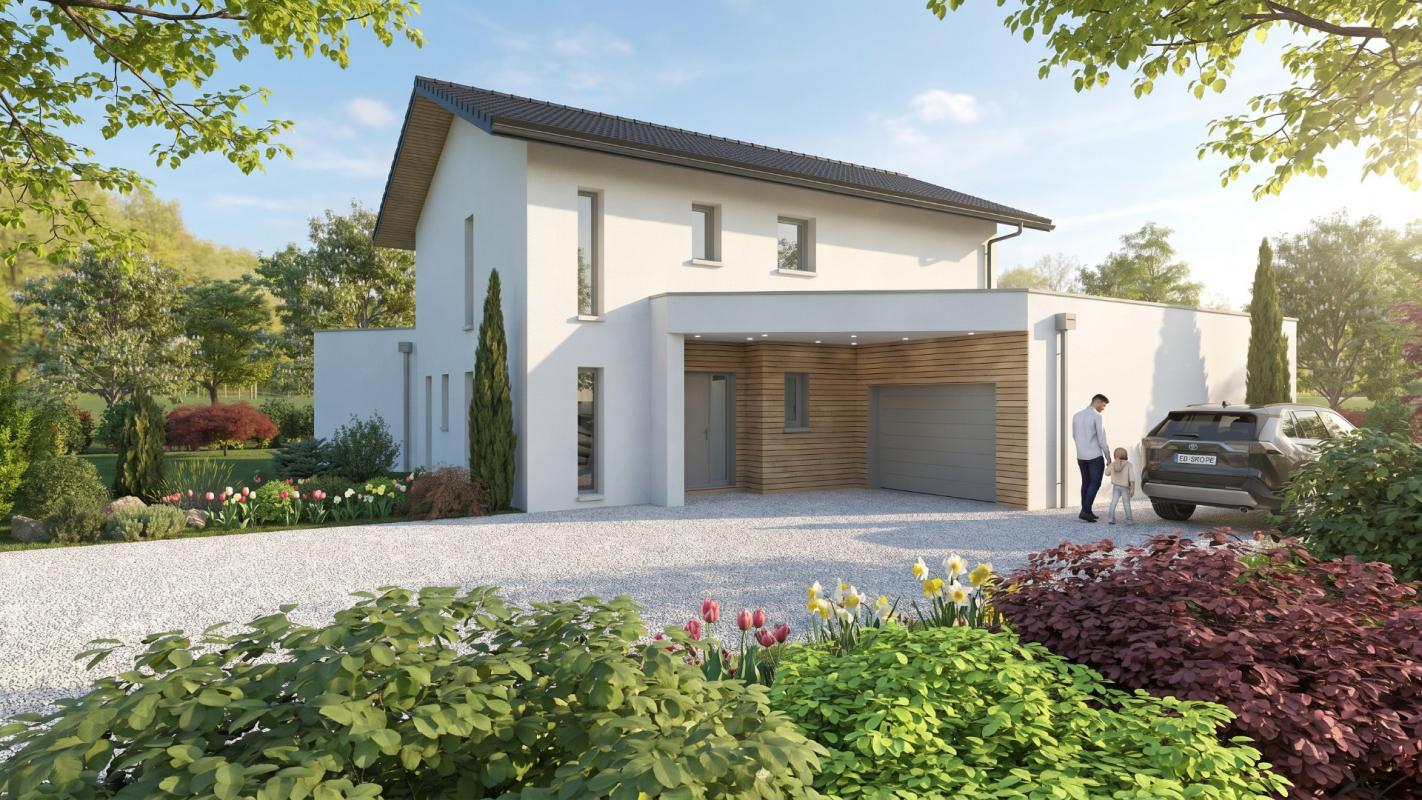 Maison à construire, environnement champêtre, Saint Cergues 74140
