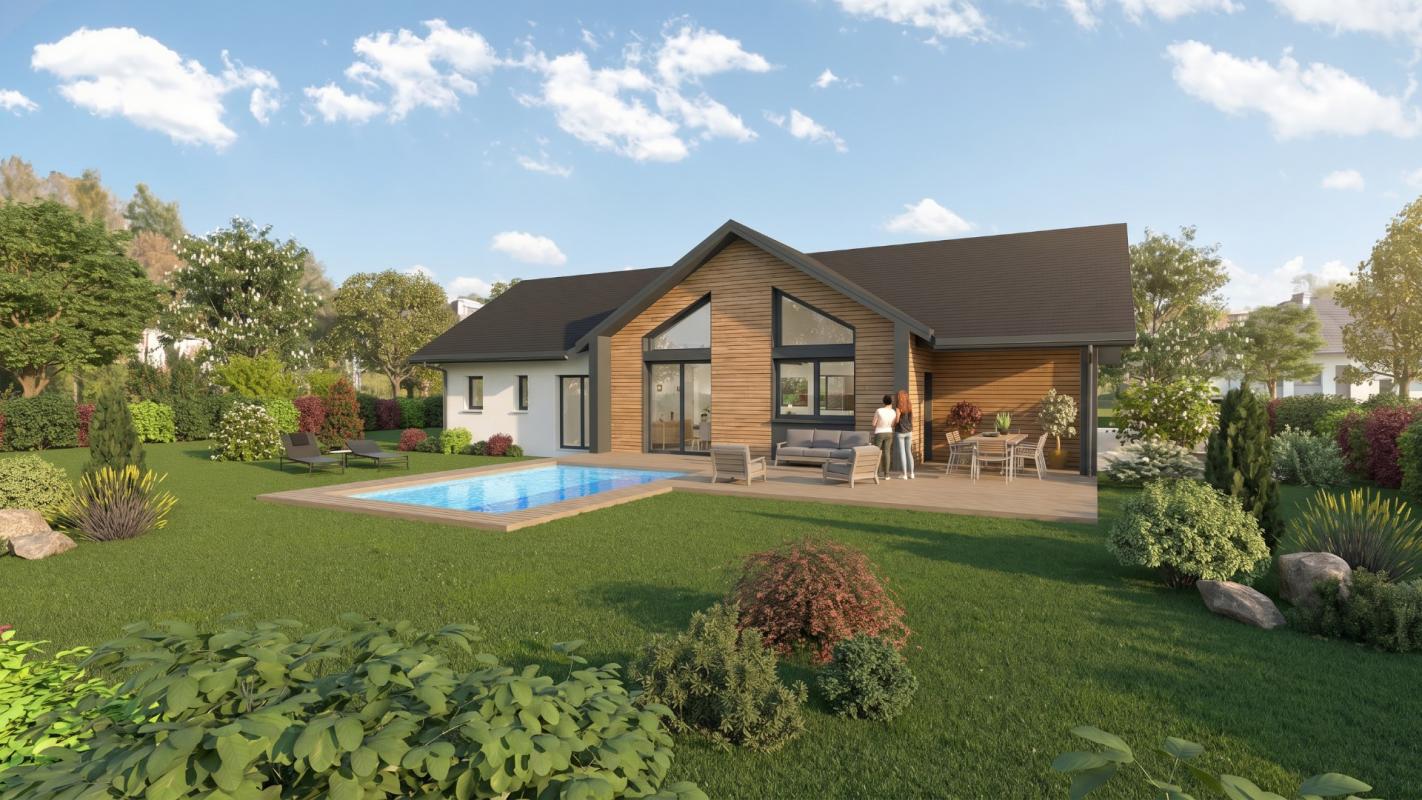Maison à construire avec vue montagne sur Marignier (74970)