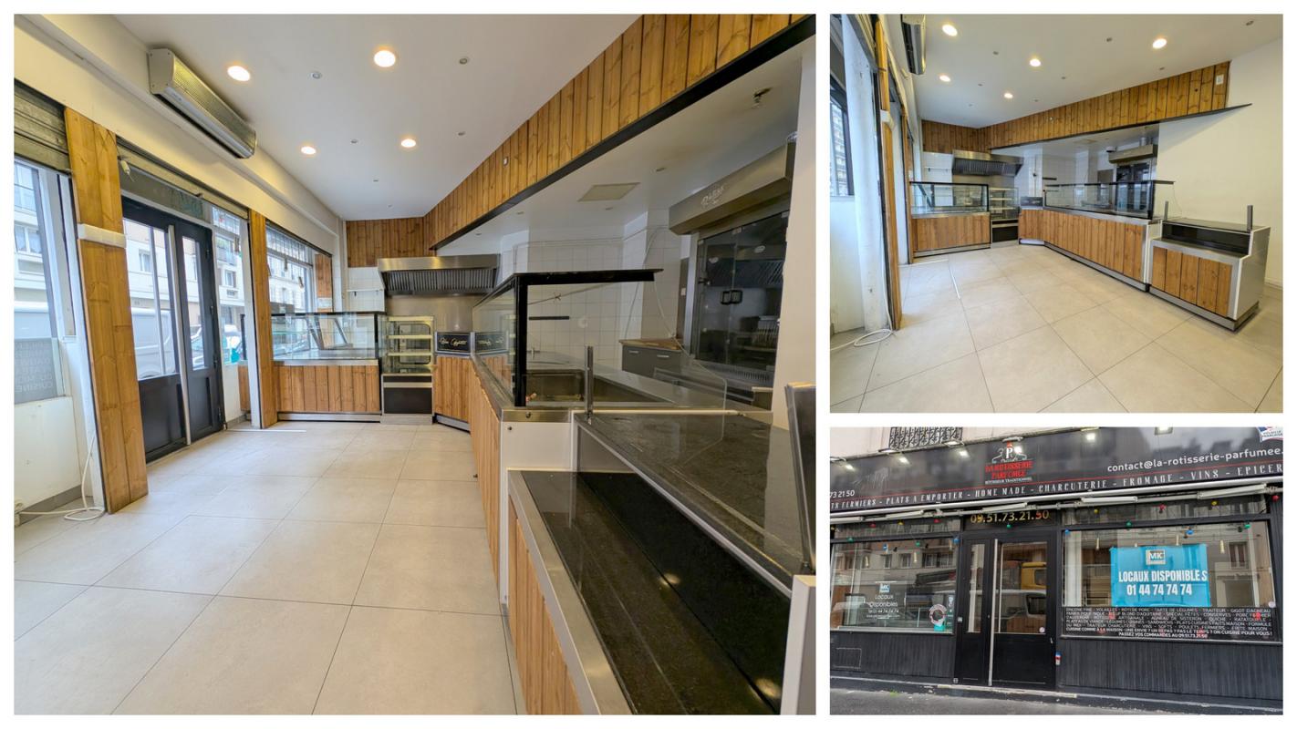 Boutique 60m² - restauration possible