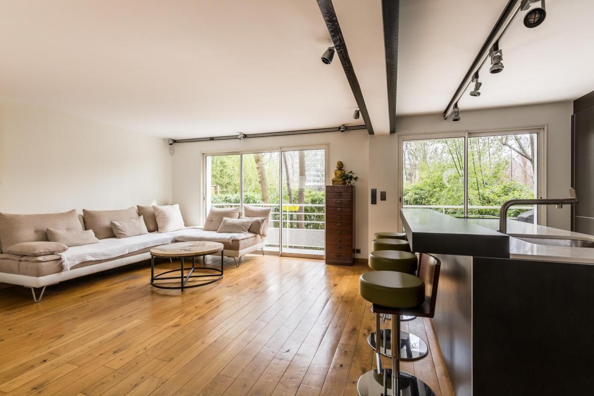 NEUILLY-SUR-SEINE / ILE DE LA JATTE - EXCEPTIONNELLE MAISON 200 M2 HABITABLE / JARDIN ET TERRASSE - Photo 2