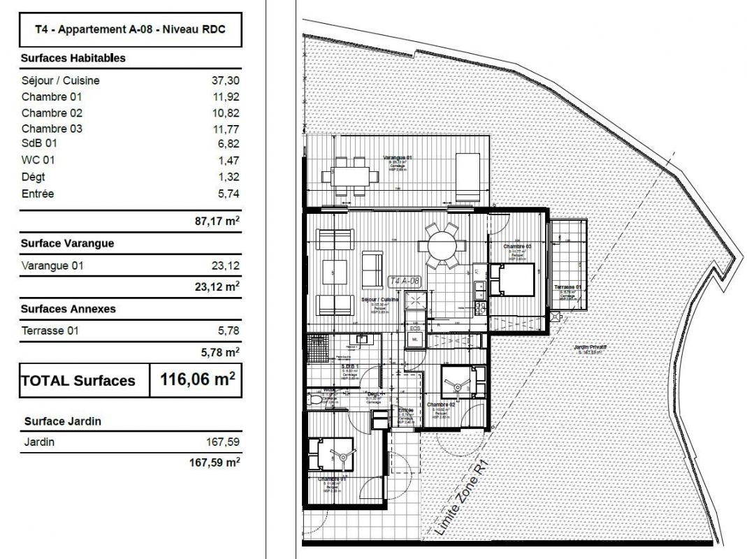 APPARTEMENT T4  AVEC JARDIN - BELLE-PIERRE ( REUNION) - Photo 3