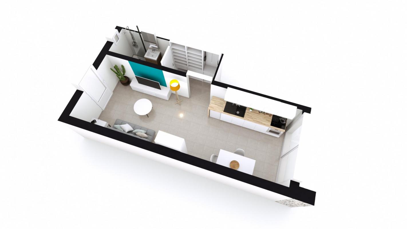 Appartement à vendre, 1 pièces, 26 m², Saint Nazaire