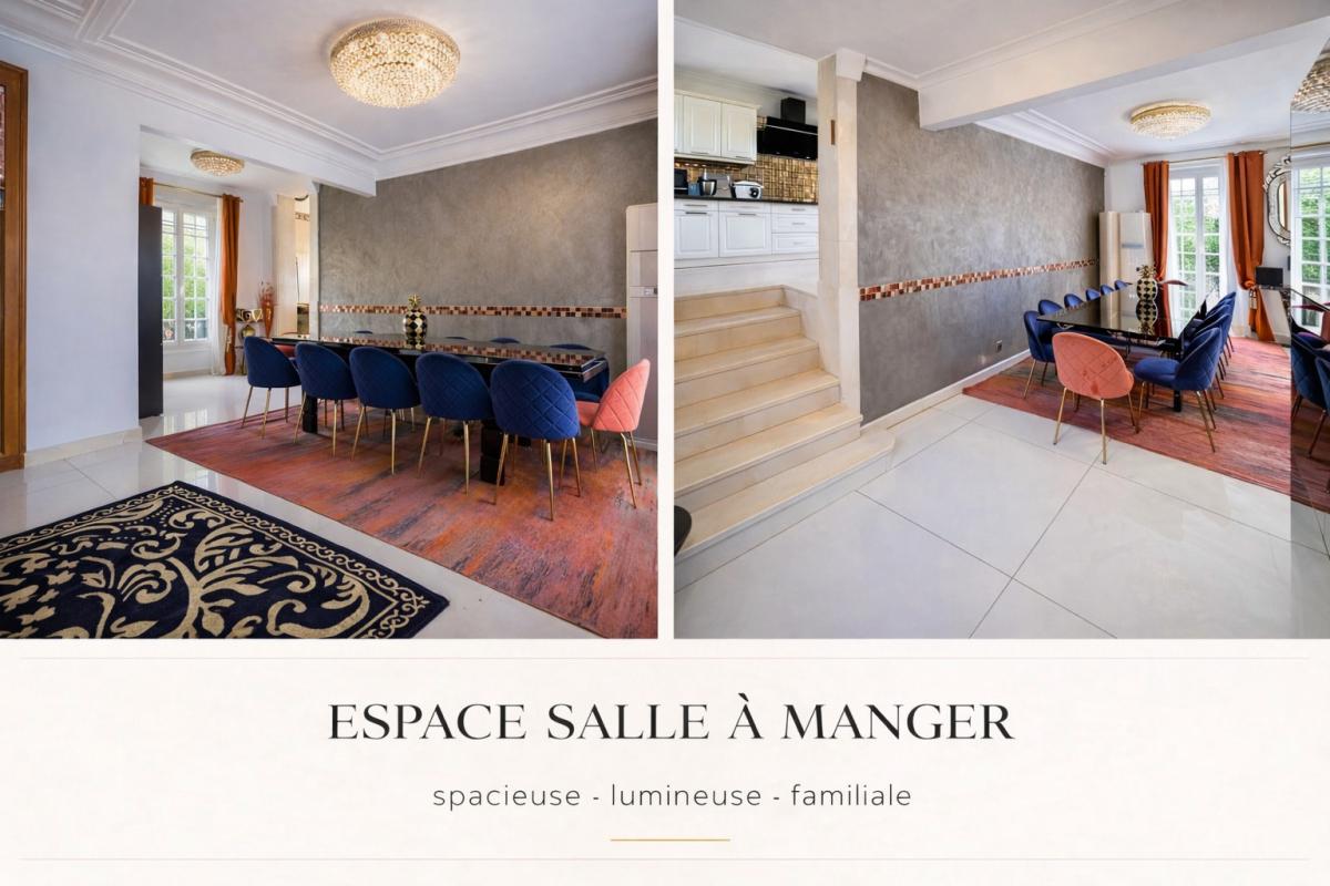 Grande maison familiale 263 m² avec jardin sans vis-à-vis- 3 min du RER le Raincy- Rare sur le secteur - Photo 4