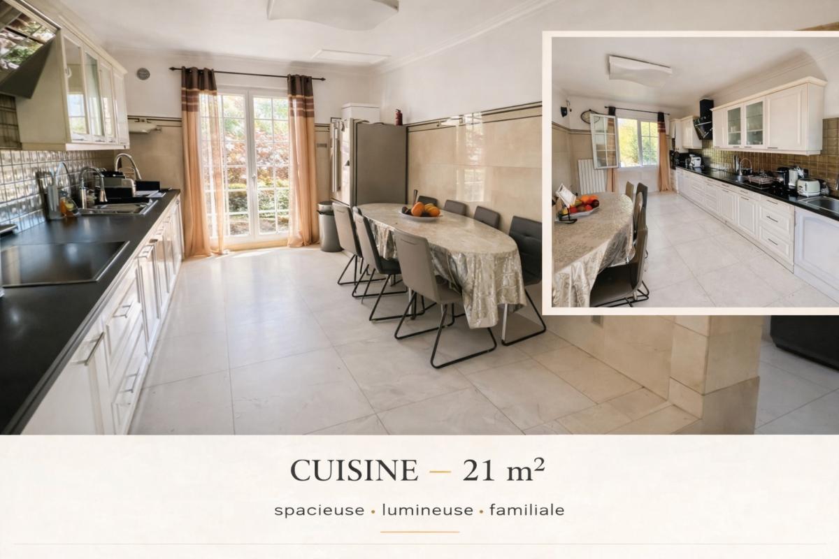 Grande maison familiale 263 m² avec jardin sans vis-à-vis- 3 min du RER le Raincy- Rare sur le secteur - Photo 5