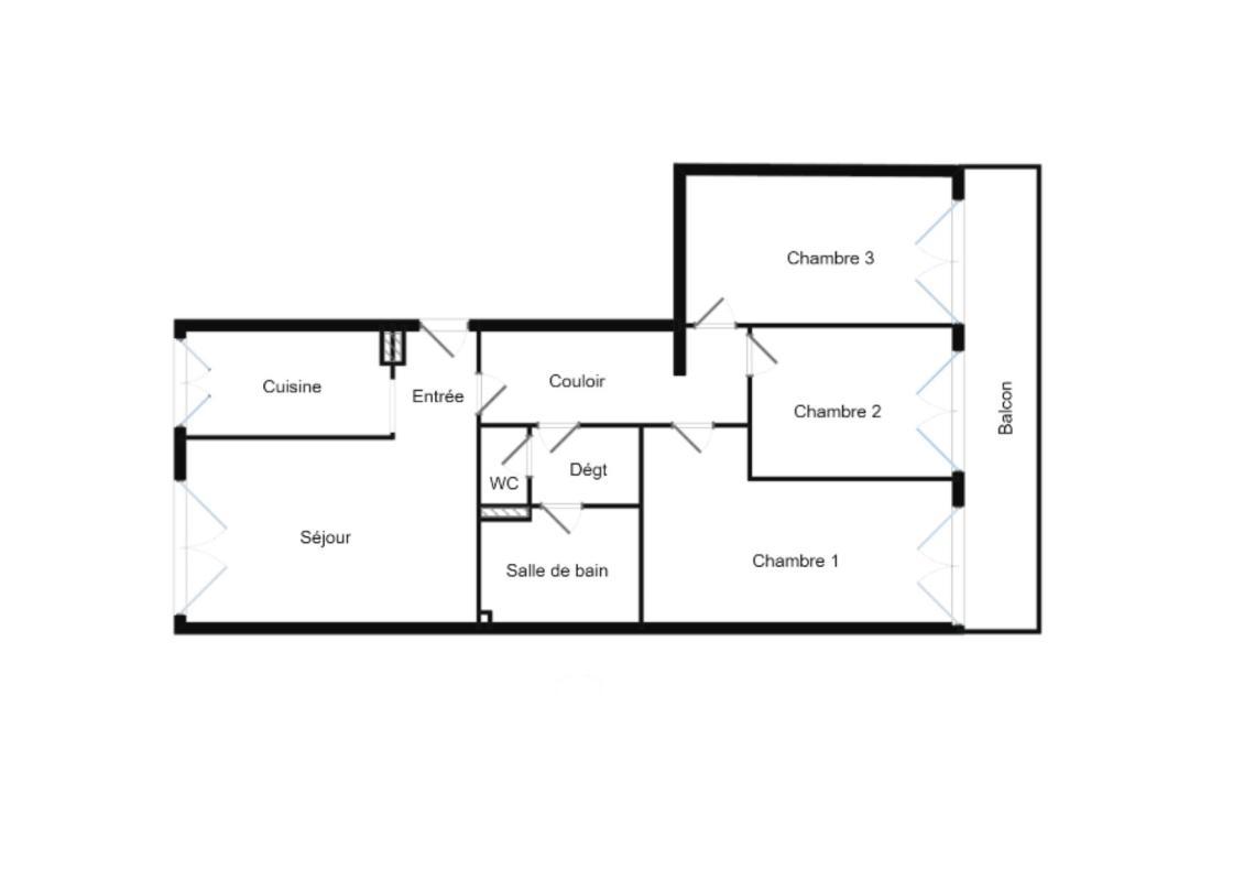 EXCLUSIVITE - APPARTEMENT T4 TRAVERSANT AVEC BALCON - PARIS 11EME, 7 RUE BASFROI - Photo 2