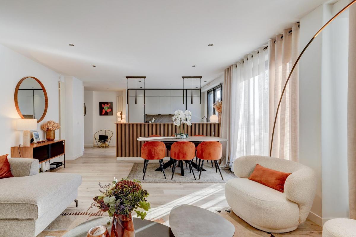 NEUILLY-SUR-SEINE : SABLONS / PONT DE NEUILLY - EXCEPTIONNEL APPARTEMENT DE 96M2 AVEC TERRASSE 40M2 - 2 CHAMBRES - POSSIBILITÉ PARKING - Photo 5