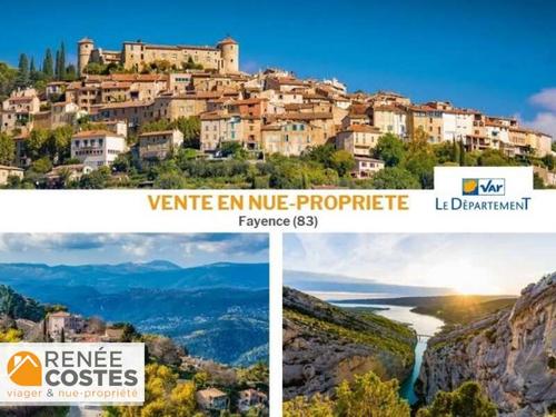 Vente en nue propriété - F67-H67 ans - FAYENCE (83440)