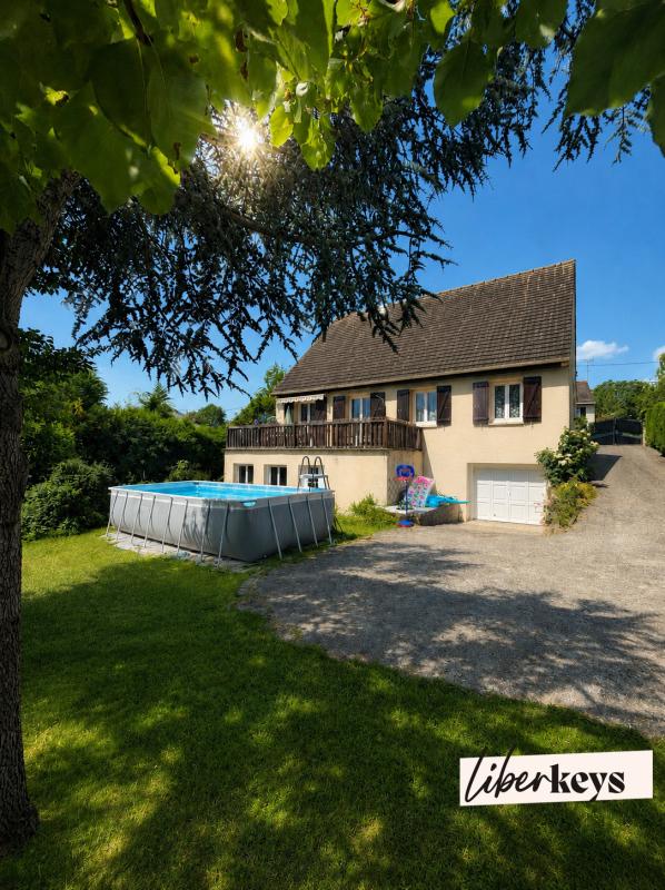 Maison individuelle T6 vivable de plain-pied - sous-sol total - jardin - une dépendance - Puiseux Le Hauberger
