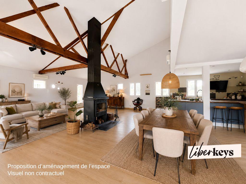 Au cœur du Perche – Maison familiale de 208 m² avec pièce de vie de 79 m², sous-sol total et dépendance