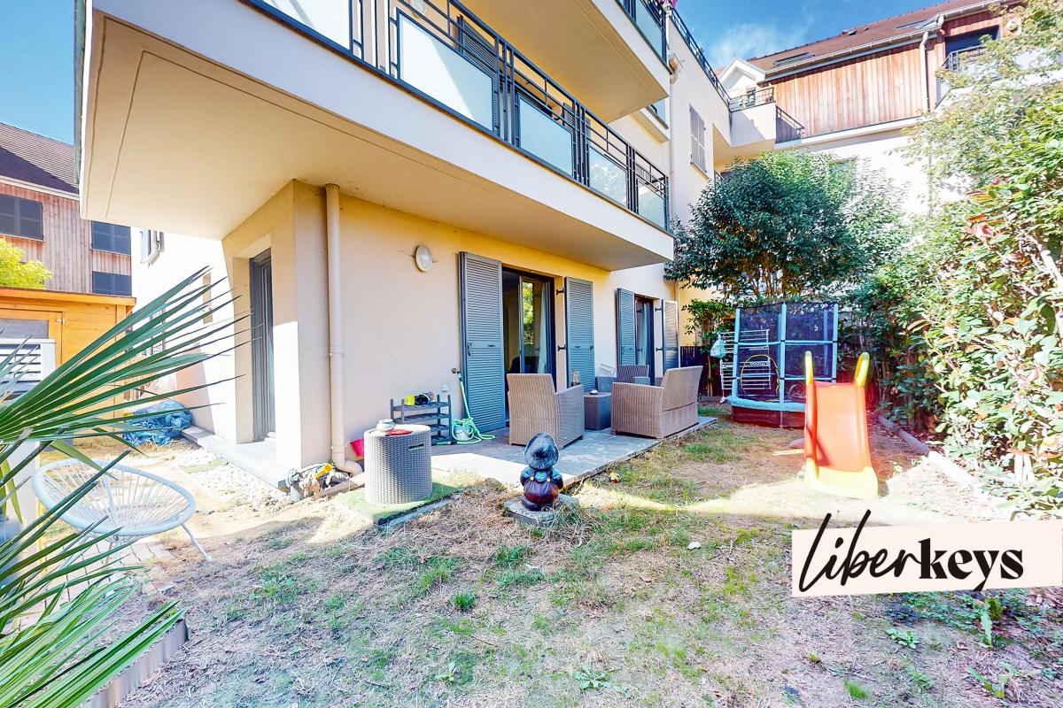 Parmain – T2 avec jardin privatif de 70 m², terrasse et parking