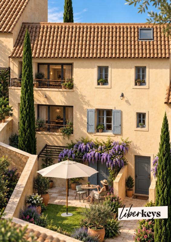 NOUVEAU À CUCURON - Appartement T2 de 43 m2 avec Loggia - au cœur du village
