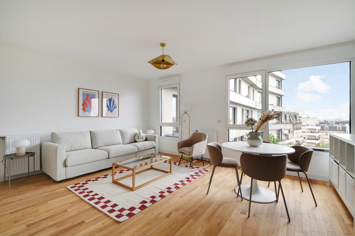 BEAU T1 neuf 5ème étage MEUBLE - À louer - 1 pièces, 30.5m² à COLOMBES