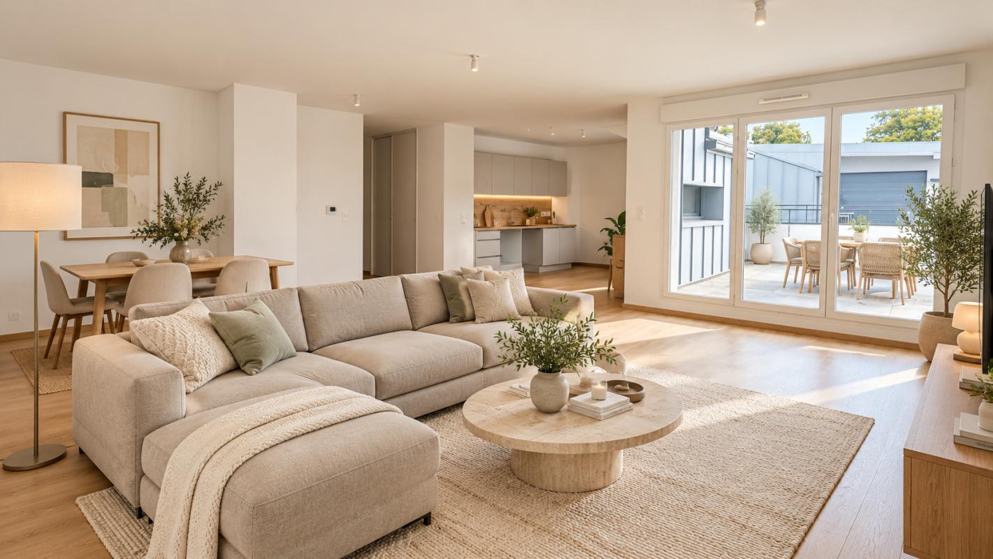 MAGNIFIQUE T4 DE 118,55 M² AVEC TERRASSE/BALCON - Miniature 3