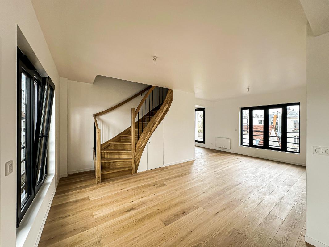 Saint-Ouen – T4 DUPLEX neuf avec TERRASSE ( Frais de notaires réduits), 4 pièces, 76 m² à Saint-Ouen-sur-Seine