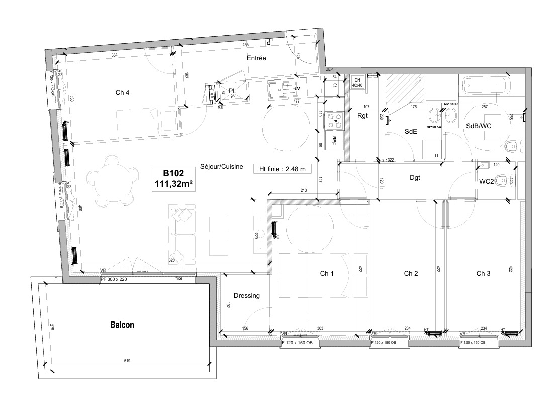 Grand T5 de 111m² - Miniature 15