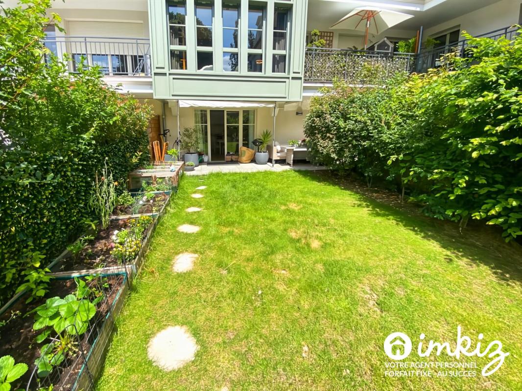 4 pièces en rez-de-jardin avec terrasse, jardin