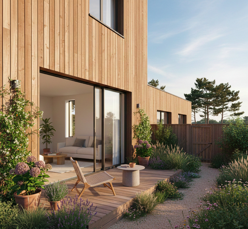 3 PIECES, JARDIN + PARKING
