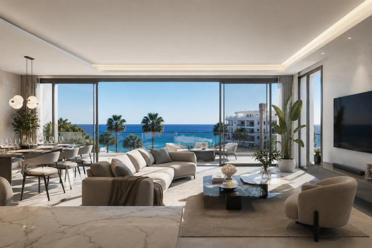 Superbe 4 pièces avec deux balcons – À 50 mètres des plages de Juan-les-Pins
