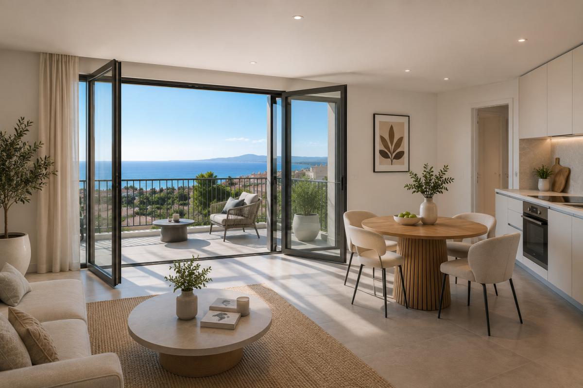 2 pièces avec terrasse – Résidence avec piscine à Antibes