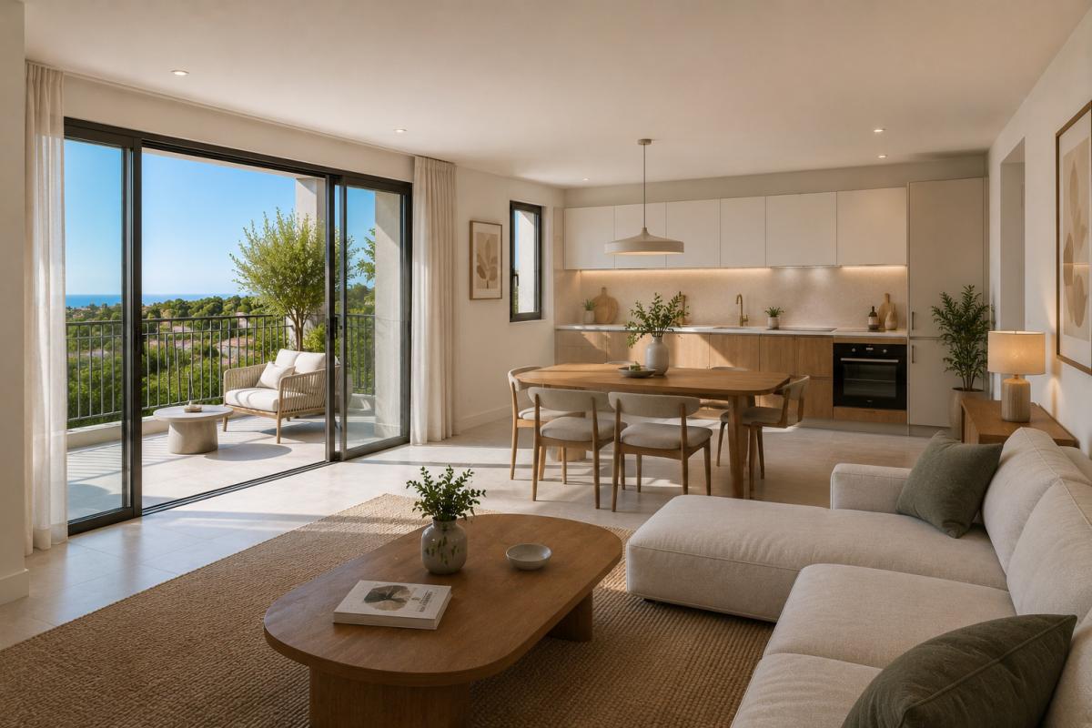 3 pièces avec terrasse – Résidence avec piscine à Antibes