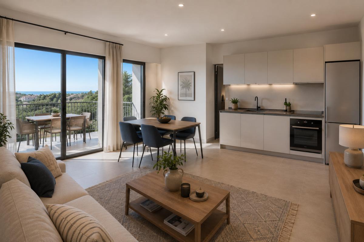 3 pièces avec terrasse – Résidence avec piscine à Antibes