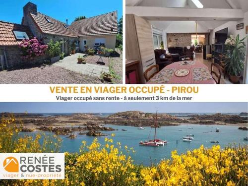 Vente en nue propriété - F83-H85 ans - PIROU (50770)