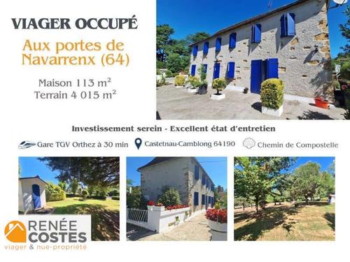 Viager occupé - H79 ans - CASTETNAU CAMBLONG (64190)