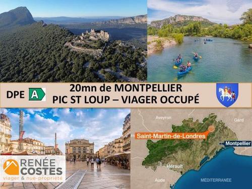 Viager occupé - H74 ans - ST MARTIN DE LONDRES (34380)