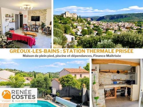 Vente en nue propriété - F70-H75 ans - GREOUX LES BAINS (04800)