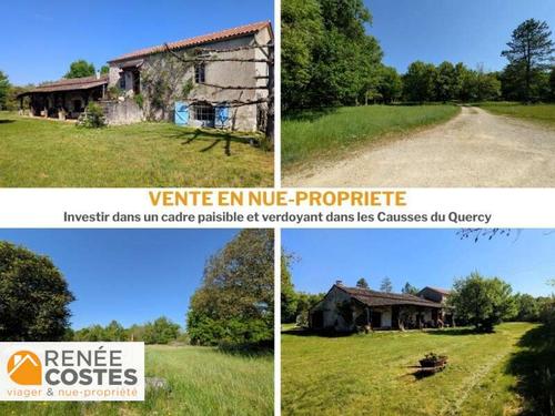 Vente en nue propriété - H72 ans - ESCAMPS (46230)