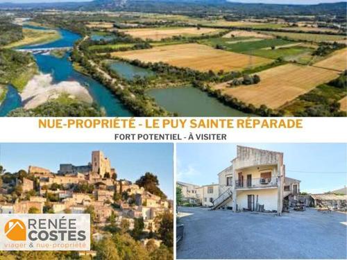 Vente en nue propriété - H76 ans - LE PUY STE REPARADE (13610)