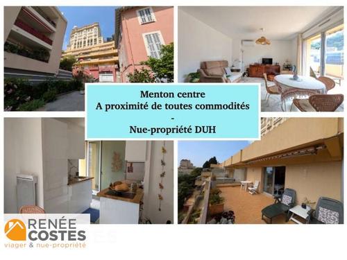 Vente en nue propriété - F79 ans - MENTON (06500)