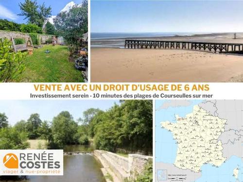 Vente en nue propriété - F57-H57 ans - COLOMBIERS SUR SEULLES (1