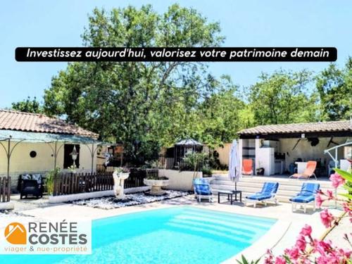 Vente en nue propriété - F59-H76 ans - PLAN DE CUQUES (13380)