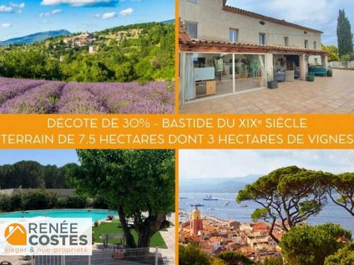 Viager occupé - F88-H84 ans - LE CANNET DES MAURES (83340)