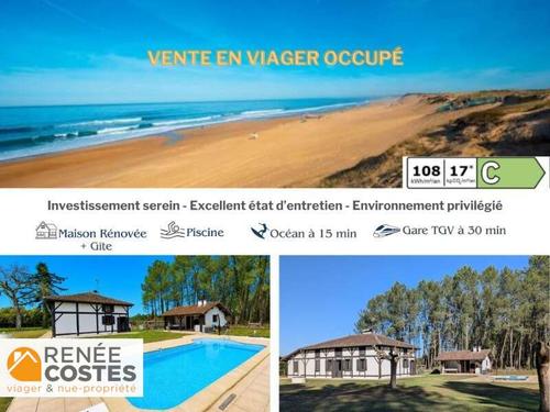 Viager occupé - F78-H77 ans - LINXE (40260)