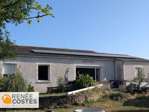 Vente en nue propriété - H67 ans - AZAY LE BRULE (79400)