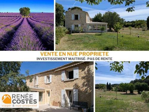 Vente en nue propriété - H91 ans - VELLERON (84740)
