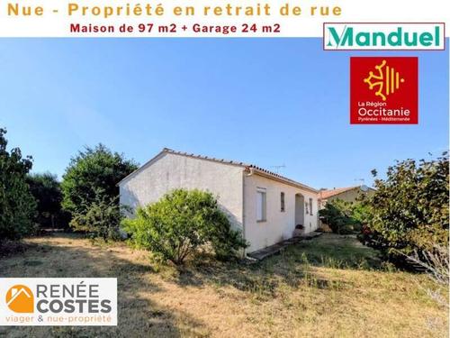 Vente en nue propriété - F73-H73 ans - MANDUEL (30129)