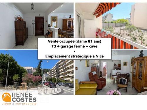 Vente en nue propriété - F81 ans - NICE (06100)